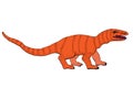 Dinosaur. Vector background images. Illustrations for children.